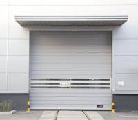 Sensor fotoelétrico Porta espiral de alta velocidade para resistência ao vento Segurança industrial
