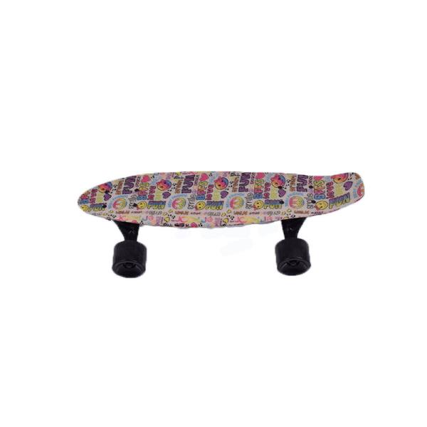 4 Wheel Portable Electric Skateboard , Small Electric Longboard Blank Power Motor