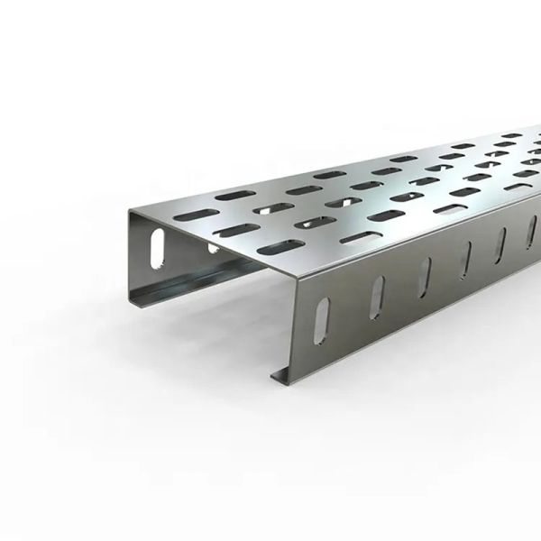 Extruded Silver Galvanized Steel Cable Tray Maximum Corrosion Resistance For Custom Applications