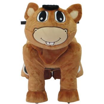 2014 china animal plush toy plush electric toy car for kids