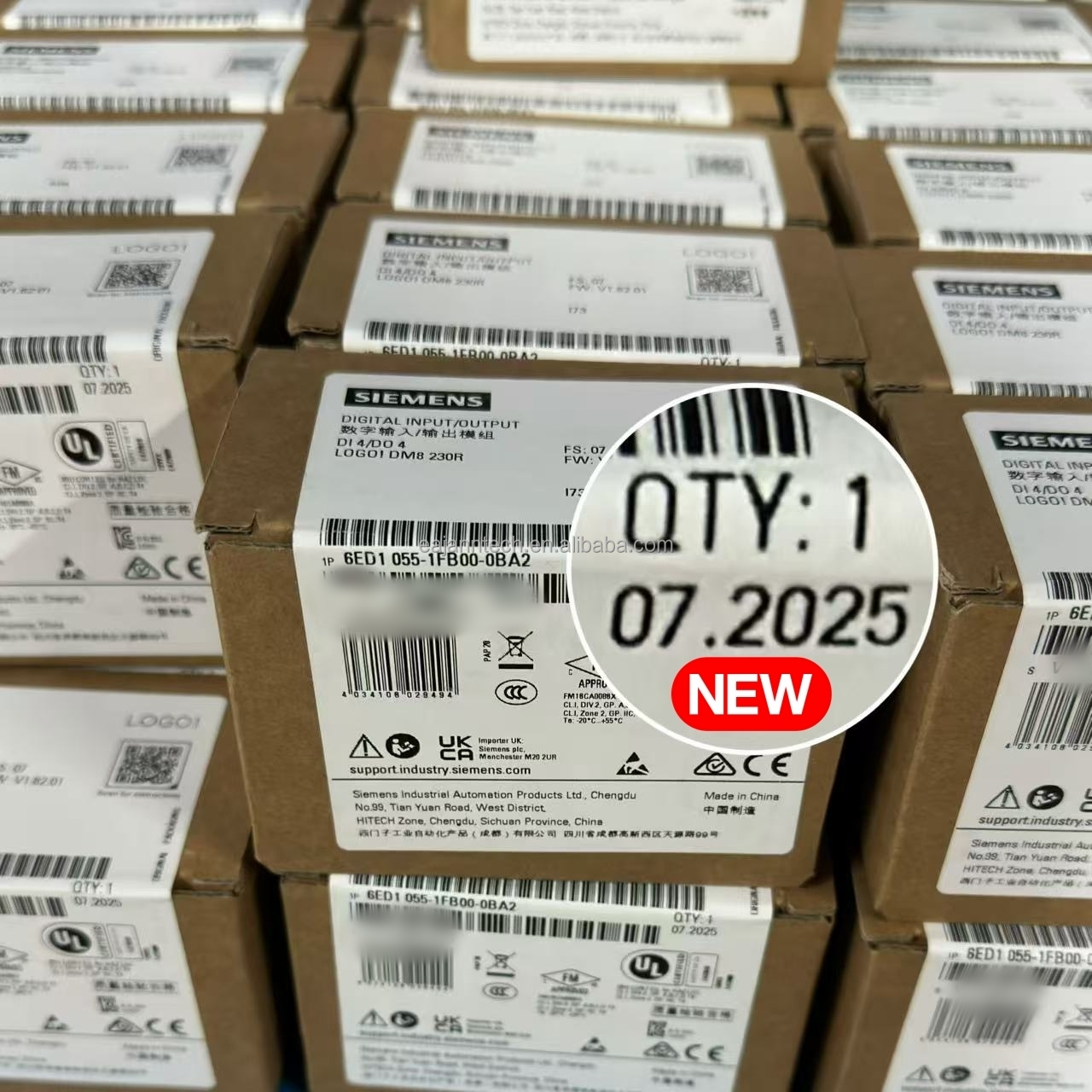 6ED1055-5MC08-0BA2 PLC LOGO CIM Communication Interface Module for LOGO 8 Modbus RTU Interface (RS232/485) 4-port Switch