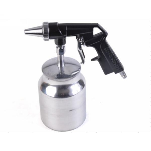 Pneumatic Sanding Blaster Gun 1000ml Aluminum Material Cup Abrasives Rust Remover Sandblast Kit