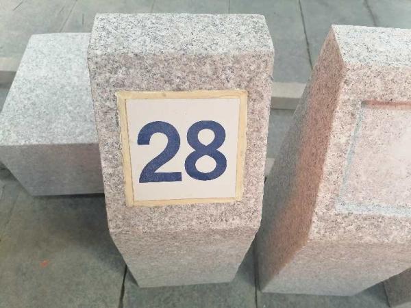 Natural Stone G617 Granite Slab Tile Guide Stone Stela Road Mark Curb