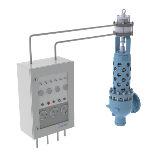 Дизайн модели SOH Sempell для предохранения от боилера со сваривая предохранительным клапаном пара давления конца высоким