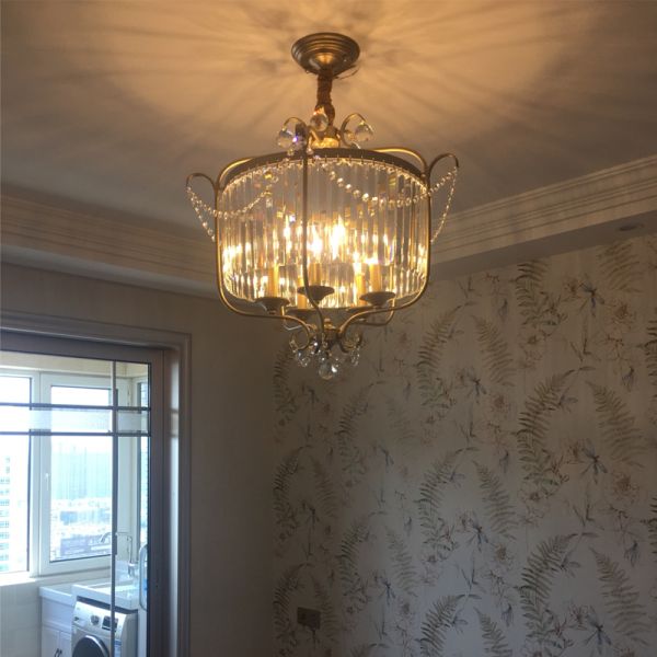 Warm White Crystal  Modern Pendant Light Hanging Kitchen Lights  110V-240V