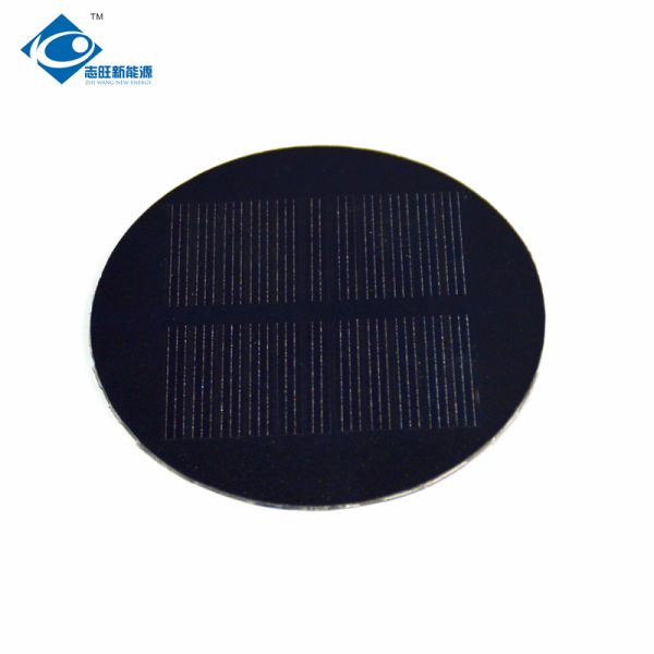 панель солнечной энергии Φ80X2.5mm панели солнечных батарей ZW-R80 эпоксидной смолы панели солнечных батарей 5.5V ЛЮБИМЦА 0.5W жилая