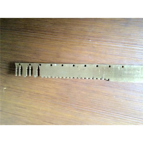 Compound Blanking Brass Stamping Parts Thick Small Input Connecter Parts