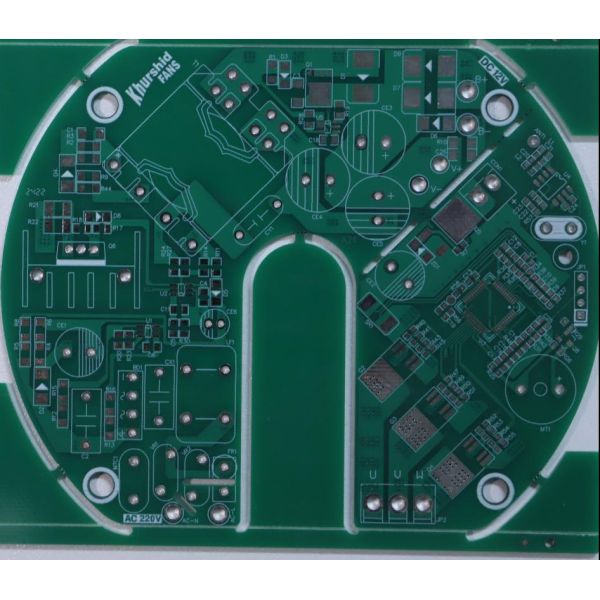 Through Hole Double Sided PCB Board FR4 Material Two Layer Design OEM Service