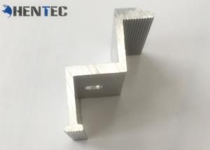 PV End Clamp Extruded Aluminum Profiles Solar Roof Mounting Systems 6063-T5 /