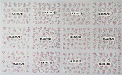 Fingernail Stickers Nail Art Nail Stickers Self-Adhesive Nail Stickers 3D Nail Decals-BLEJ