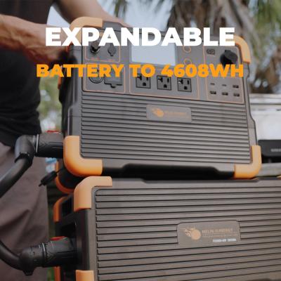 Vague sinusoïdale pure LiFePO4 Lithium Batterie Générateur solaire Banque d'alimentation