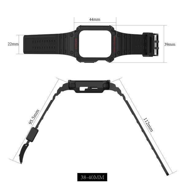 Iron-Grid Series: High-Performance FKM Fluorine Rubber Strap