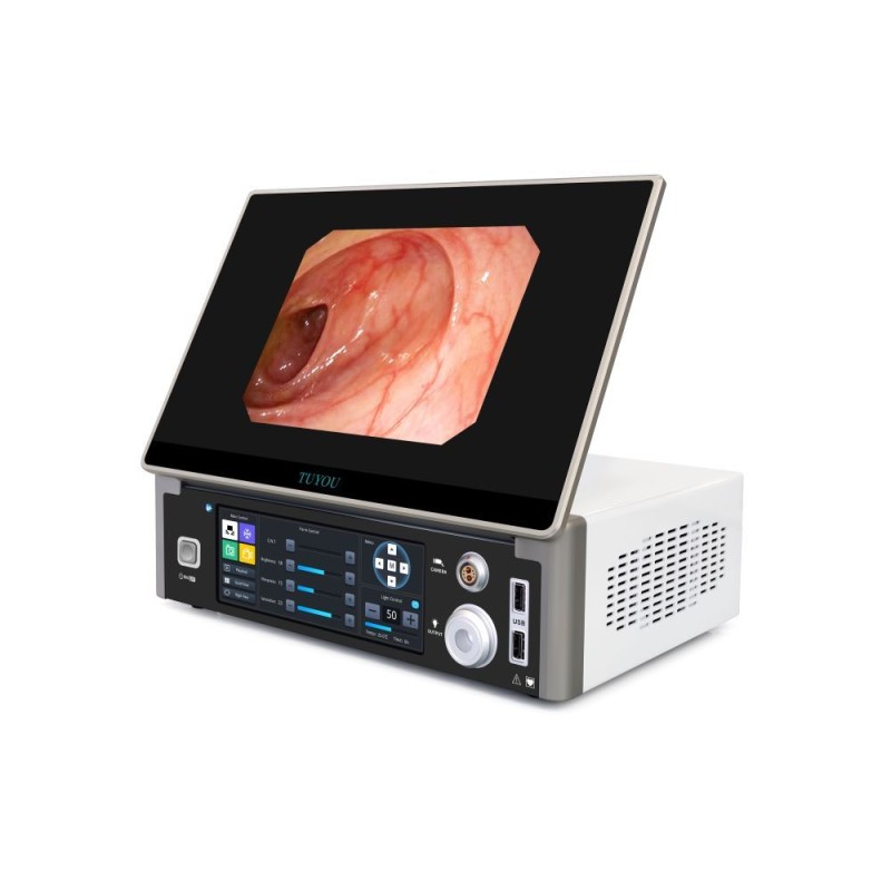 Foldable 13.3 All-in-one Endoscopic Camera Series Built-in LED Light & 256GB Storage Dual Imaging System Portable Surgical Endoscopy Equipment