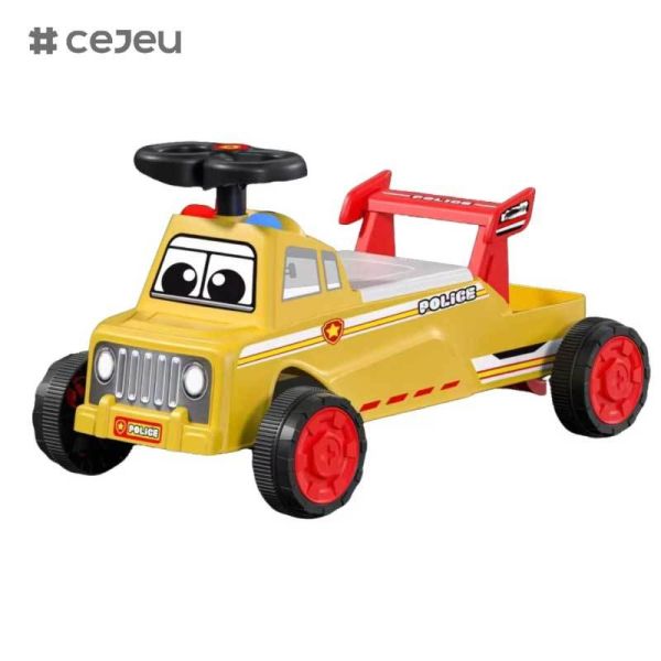 CJ-MYAN-988 2025 New Four-Wheel Slide Car Toy for Kids Durable Plastic Baby Swing Cars Toys for 2-4 Years Kids' Fun Drive