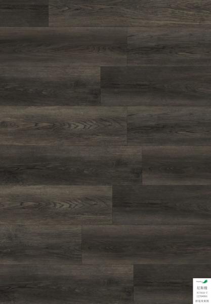Wear-resistant LVT Vinyl Flooring , Dark Wood Vinyl Plank Flooring