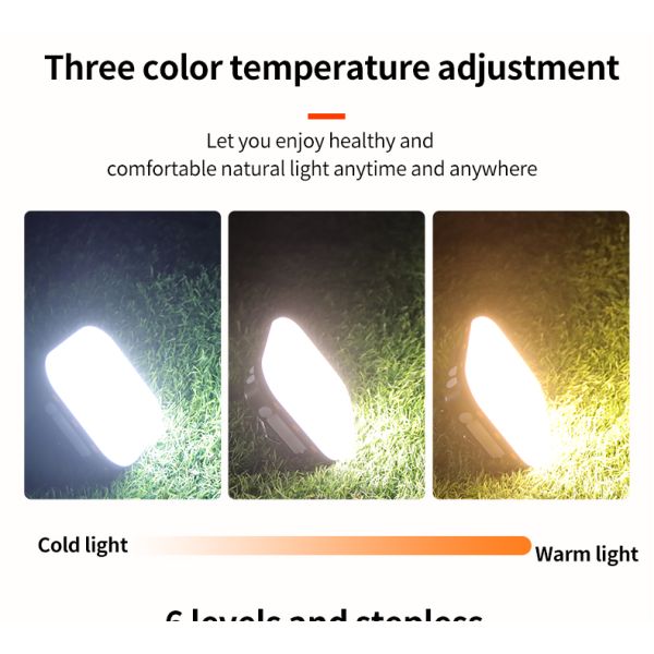 USB C USB A Interface 810 Lm Lumens Mobile Battery Dimming Lighting Lamp Suitable for Outdoor Camping Hiking Travelling