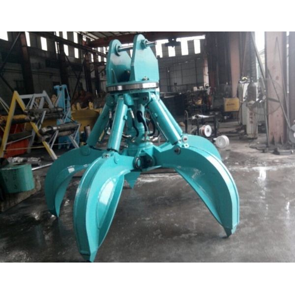 Customized Excavator Orange Peel Grab for 5-9 Ton Excavators PC50 CX75 R60 Wear Resistant Hydraulic Orange Peel Grab
