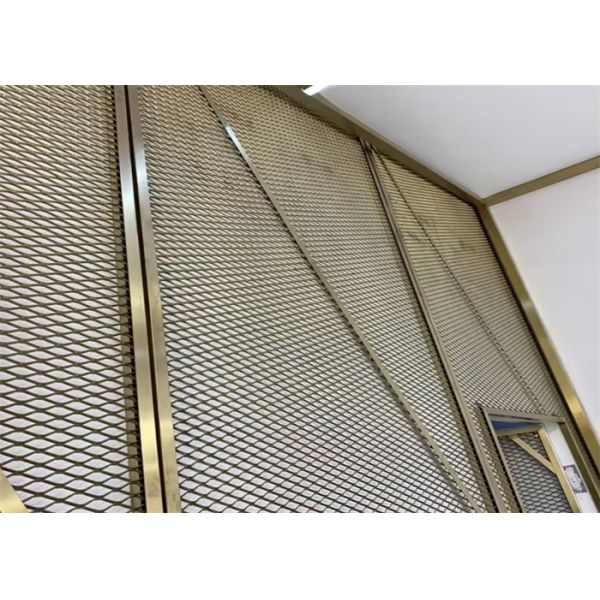 4meters Length Aluminum Expanded Metal Mesh For Decorative