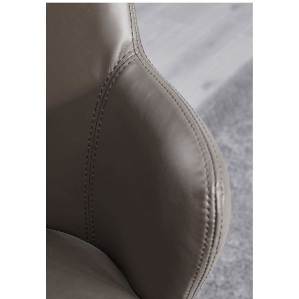 Nordic Style Fashion Creative Leather High Dining Chair Solid Wood Bar Stools