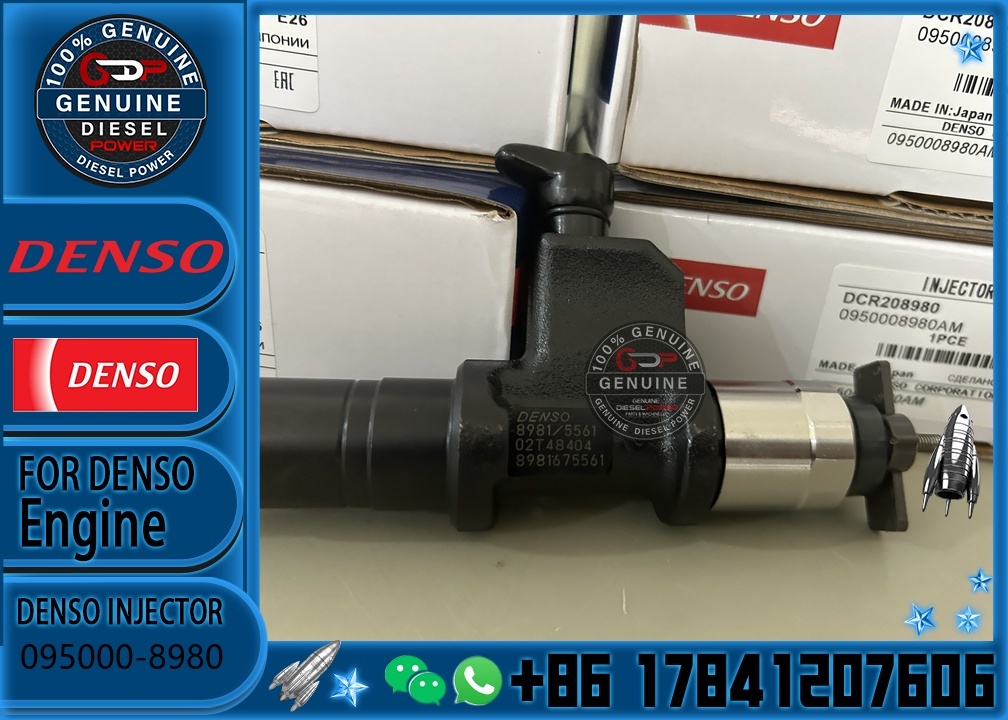 High Performance Injector 095000-8980 Fuel Injector 8-98167556-2 for ISUZU 6WG1