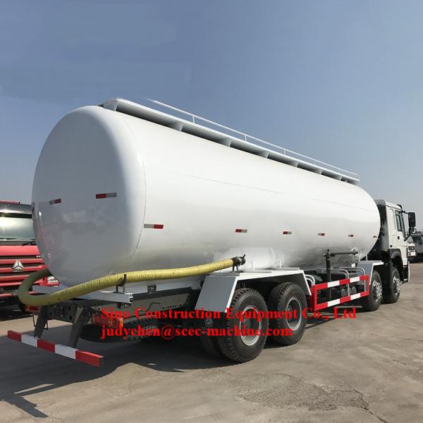Caminhão seco Sinotruk Howo 6x4/8x4 do transporte do cimento do volume do pó de 30 toneladas