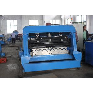 Metal culvert pipe forming production line