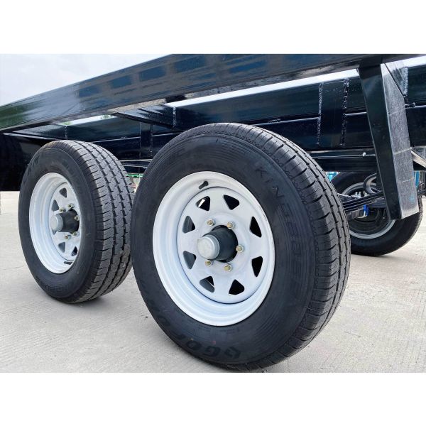 Remorques de Tiny House à double essieu ATM 4500kg, remorques de déménagement 20 pieds