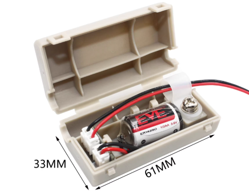 3.6V Battery Box for Panasonic Yaskawa Servo Motor with 1000V Rating and Silver Gold-Plated Contacts