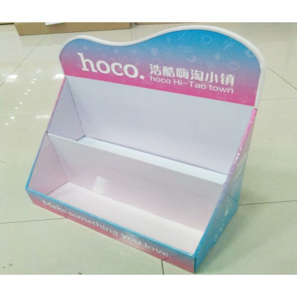 Custom Logo POS Shelving Cardboard Shelves for Small Box Packaging Retail Display