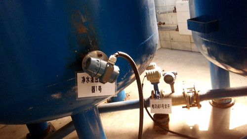 Water Treatment Small Pressure Sensor WNK4S 4 - 20mA Modbus With LCD Display