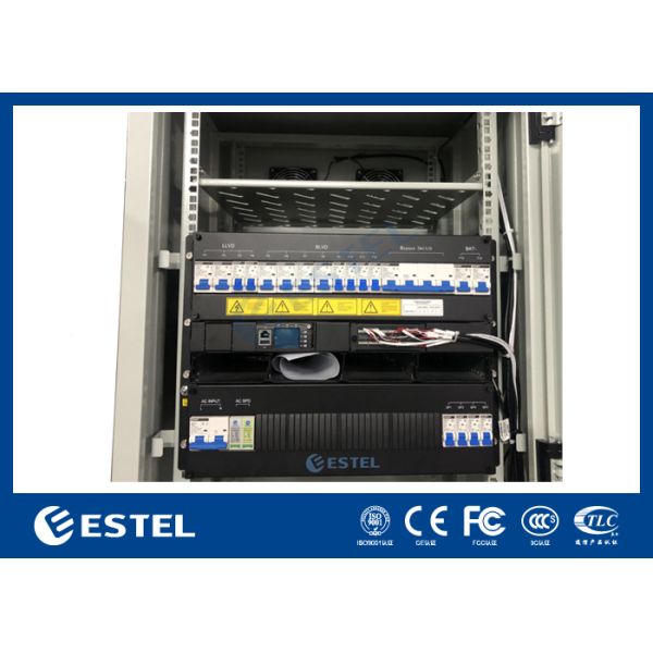 Telecom Power System IP65 Outdoor Power Enclosure with 12kW 200A Rectifiers