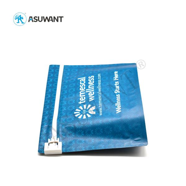 ASUWANT Wholesale Aluminum Foil Factory Outlet  Eco Friendly Holographic Child Proof Bag Zip Lock Bag For THC Weed