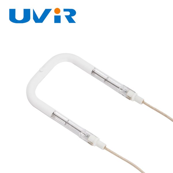 UVIR U-Shaped White Halogen Infrared Heating Lamp 10mm