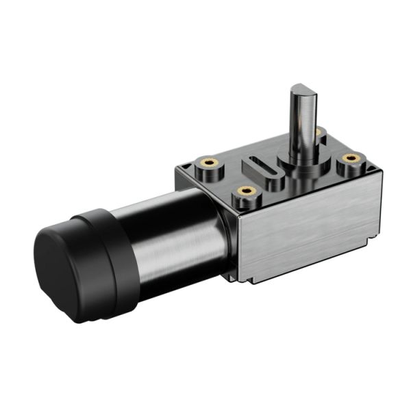 65% Efficiency Electric Dc Motor High Torque 24V Worm Gear Motor with Reduction Gear Brake