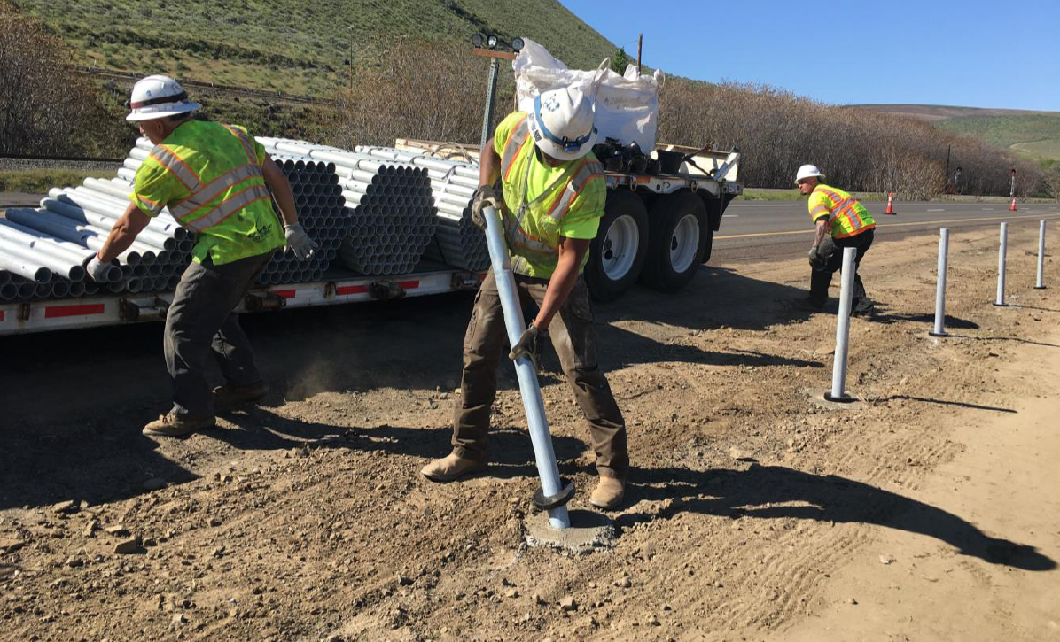 Безопасность дорожного движения Гибкие ограждения на заказ Цветная стальная проволока кабельный барьер