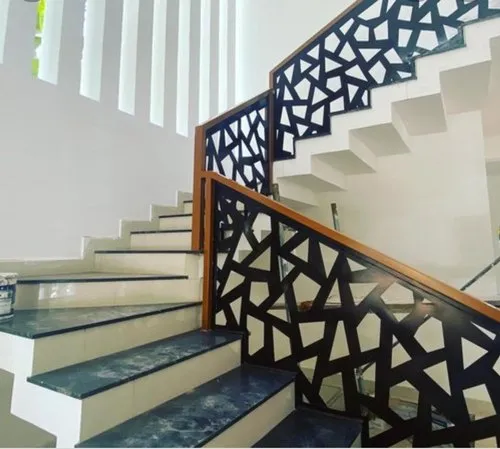 Внутренний современный алюминиевый перила огнеупорный анодированный алюминиевый перил