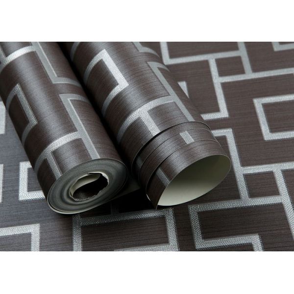 PVC 3D Brick Effect Wallpaper For Livingroom , Fake Brick Wallpaper with Embossed Surface