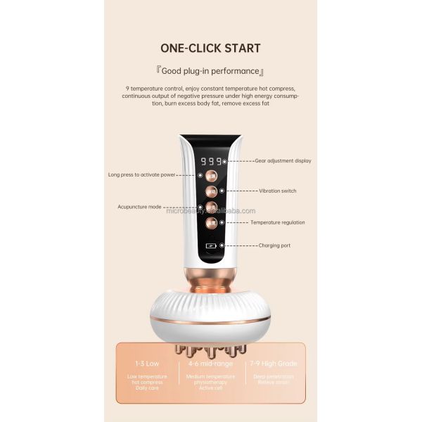 EMS Microcurrent Electric Body Slimming Massager Body Meridian Massage Brush