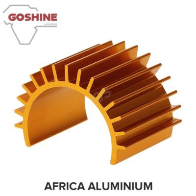 Industrial U Aluminum Heat Sink enclosure half round heat sink extruded profiles