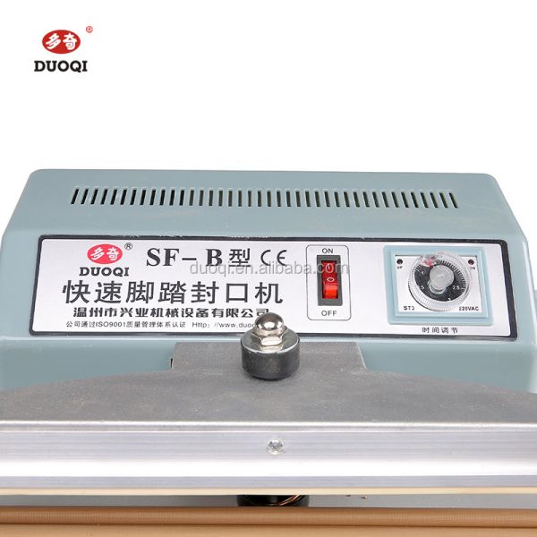 Электрический DUOQI SF-300 полуавтоматический железный педаль ноги Enseal Sealer Bag Heat Sealer