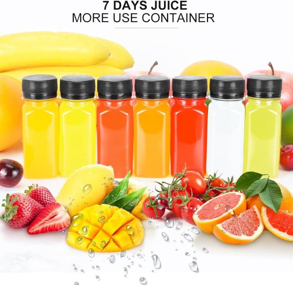 2025 Hot Style Bouteilles bon marché pour le jus Bouteille pour le jus Entreprise Bouteilles de jus en plastique avec bouchon avec Good Shop
