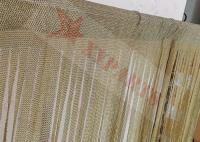 Fio Mesh For Space Decoration do correio de corrente da cortina 0.53x3.81mm da franja do metal da cor do ouro