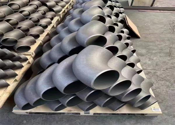 90 Degree Forged Steel Elbow 8 Inch ASTM A860 WPHY 60 Black Oil Galvanized