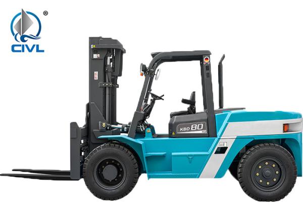 6/7/8/10 ton Diesel Internal Combustion Counterbalanced Forklift Pneumatic Tire IC Forklifts