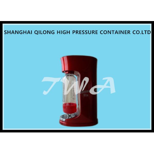 Portable Red Color Home Use Soda Water Maker Easy To Clean Water Filters