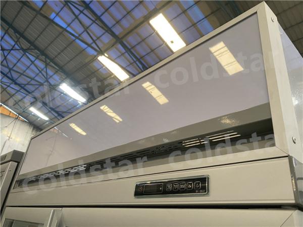 Supermarket Convenience Store 2~8ºC Transparent Glass Door Upright Fridge