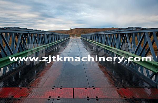 Steel Bailey bridge ,prefabricated steel bridge , Single Lane steel bridge,Compact 200，