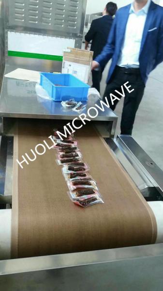 Industrial Microwave Dryer Conveyor Type Food Sterilizing Equipment