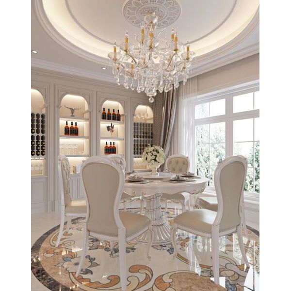 OEM/ODM Customized Modern Elegant Living Room Furniture Options with Solid Wood for Villa