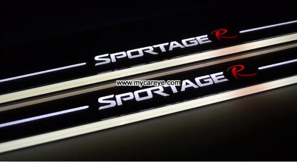 Kia Sportage custom car door welcome LED lights auto light sill pedal